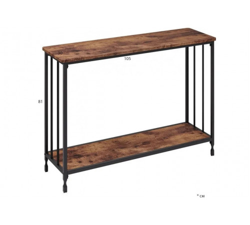 Узкий стол в прихожей 105×30×81