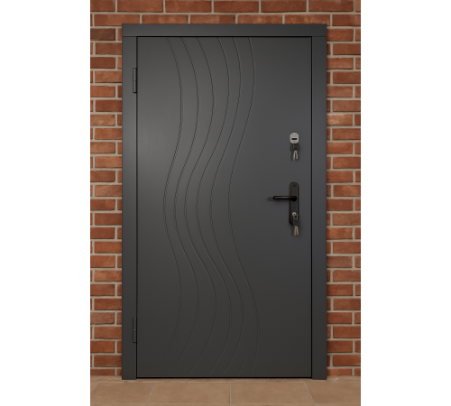 Вхідні двері Вулкан з МДФ накладками з обох боків, 860×2050/960×2050 мм (праві або ліві)