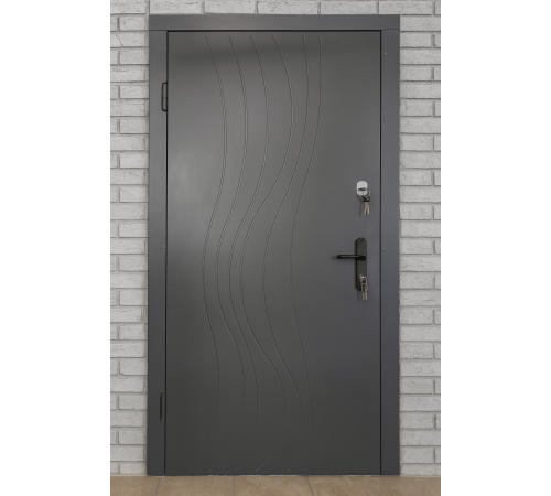 Вхідні двері Вулкан з МДФ накладками з обох боків, 860×2050/960×2050 мм (праві або ліві)