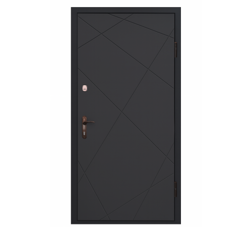 Вхідні двері Вулкан із МДФ з обох боків та двома замками, 860×2050 / 960×2050 мм