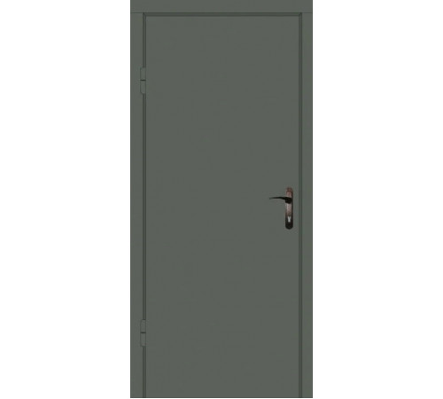 Входная дверь Вулкан Smoke Gray Металл/МДФ 2050х960 мм левая