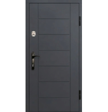 Вхідні двері Вулкан Графіт Сегмент