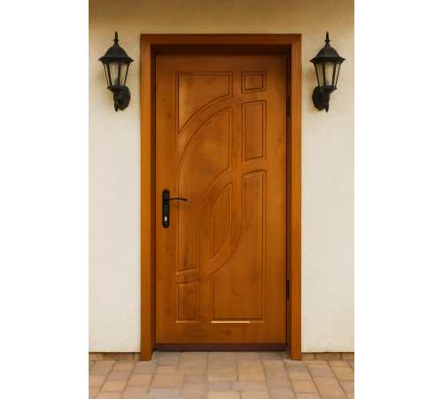 Вхідні двері Вулкан – сучасна модель у стислому стилі