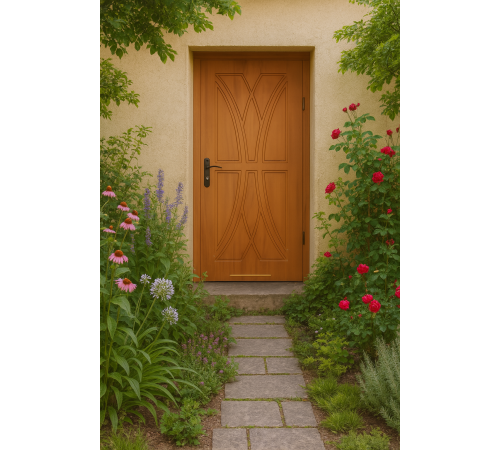 Вхідні двері Вулкан з обробкою МДФ