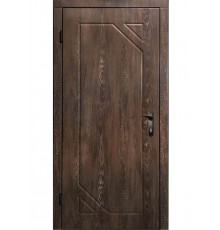 Вхідні двері MSM Вулкан з МДФ та металу 2050х960мм ліві Дуб портовий