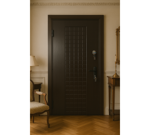 Вхідні двері Вулкан 62966, МДФ з двох сторін, метал 1,2 мм, 65 мм, 2 замки