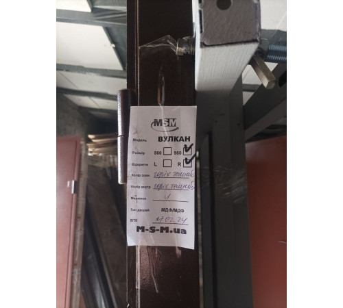 Вхідні двері Вулкан