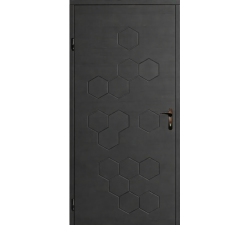 Входная дверь Вулкан Hexa Dark