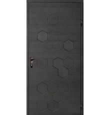 Вхідні двері Вулкан Hexa Dark