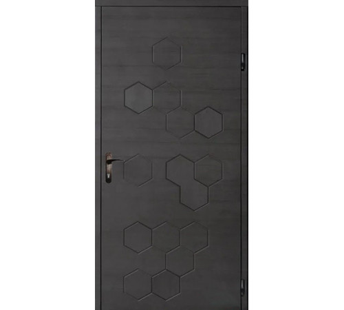 Вхідні двері Вулкан Hexa Dark