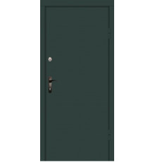 Вхідні двері Вулкан Terra Midnight Green Метал/МДФ 2050х960 мм праві