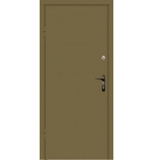 Вхідні двері Вулкан Terra Olive Brown Метал/МДФ 2050х960 мм ліві