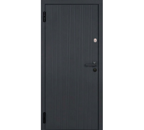 Входная дверь Вулкан «Вертикаль Графит»