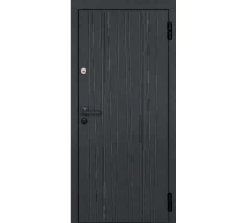 Входная дверь Вулкан «Вертикаль Графит»