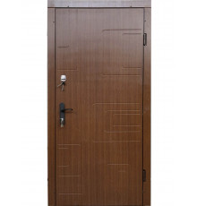 Вхідні двері Вулкан Венге з МДФ накладками та двома замками