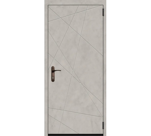 Входная дверь Вулкан Геометрия — современный стиль и надежность от ТМ «МСМ»