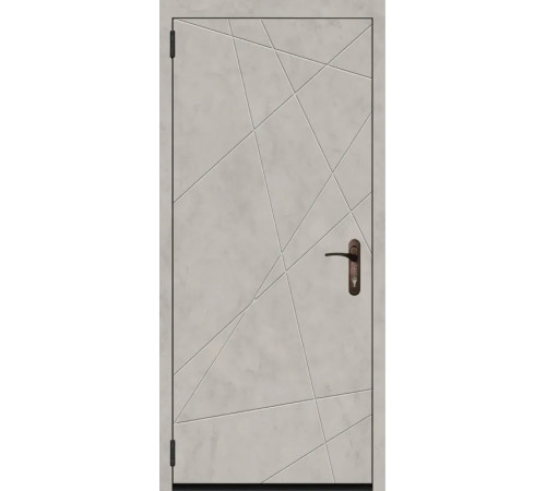 Входная дверь Вулкан Геометрия — современный стиль и надежность от ТМ «МСМ»