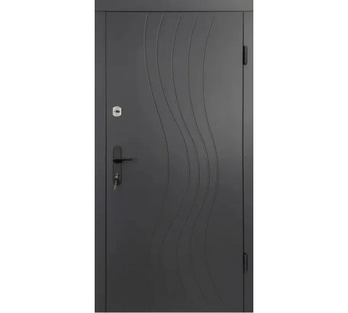 Входная дверь Вулкан Графит Вейв