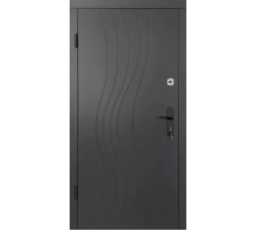 Входная дверь Вулкан Графит Вейв