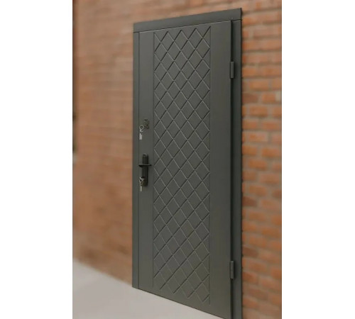 Вхідні двері Вулкан Графіт Ромб