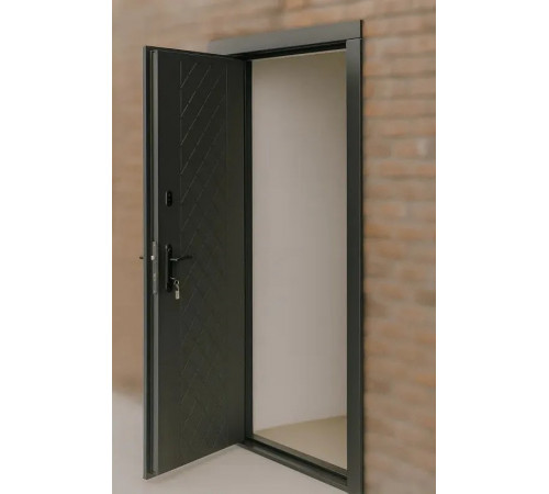 Входная дверь Вулкан Графит Ромб