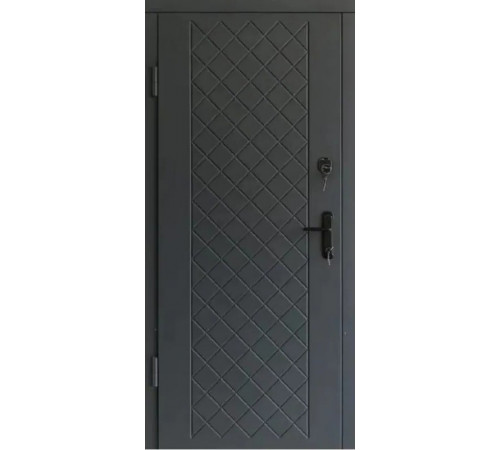 Входная дверь Вулкан Графит Ромб