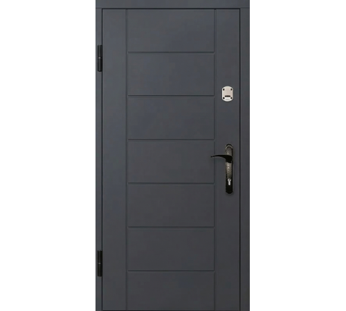 Входная дверь Вулкан Графит Сегмент