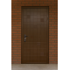 Вхідні двері Вулкан 860×2050 мм з МДФ з обох боків, ліва, два замки