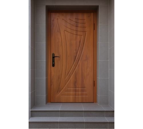 Вхідні двері Вулкан з обробкою МДФ