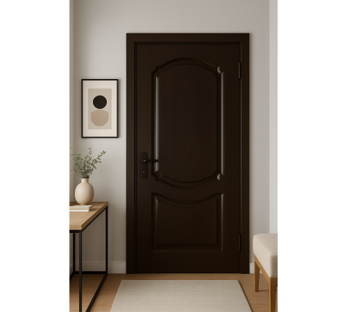 Вхідні двері укоричневому кольорі — сучасно, надійно, зручно