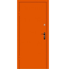 Входная дверь Вулкан “Orange Steel” Металл/МДФ