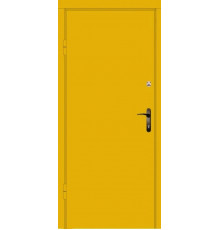 Вхідні двері Вулкан “Signal Yellow Steel” Метал/МДФ 2050х860 мм ліві