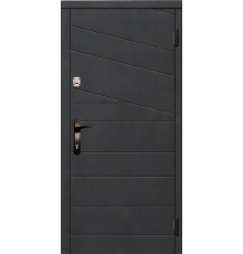 Входная дверь Вулкан "Графит Диагональ"