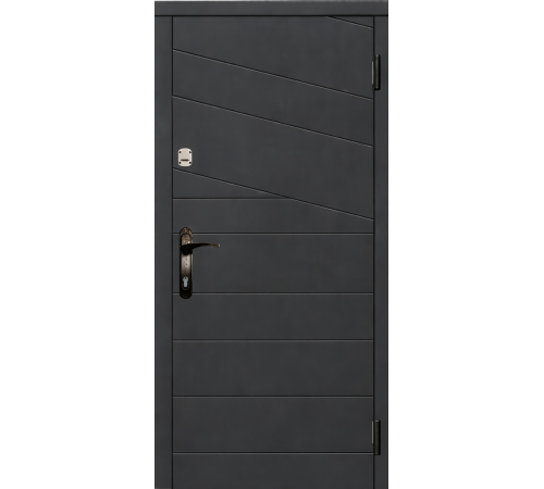 Входная дверь Вулкан "Графит Диагональ"
