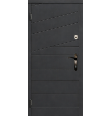 Входная дверь Вулкан "Графит Диагональ"