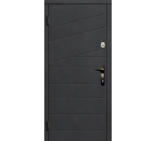 Входная дверь Вулкан "Графит Диагональ"