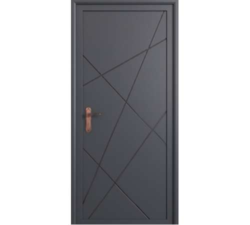 Вхідні двері Вулкан Caramel Метал/МДФ