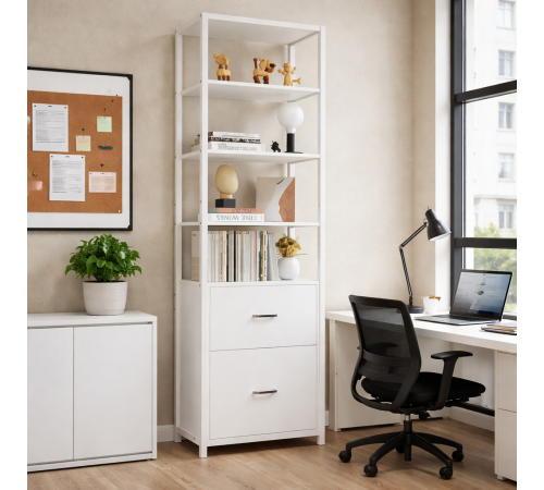 Высокий промышленный шкаф с выдвижными ящиками - МСМ (182×60×40)