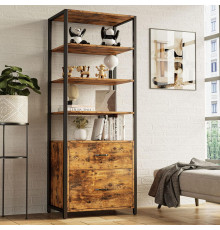 Высокий промышленный шкаф с выдвижными ящиками