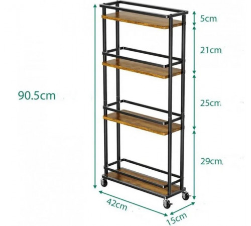 4-ярусний візок для зберігання Тenson