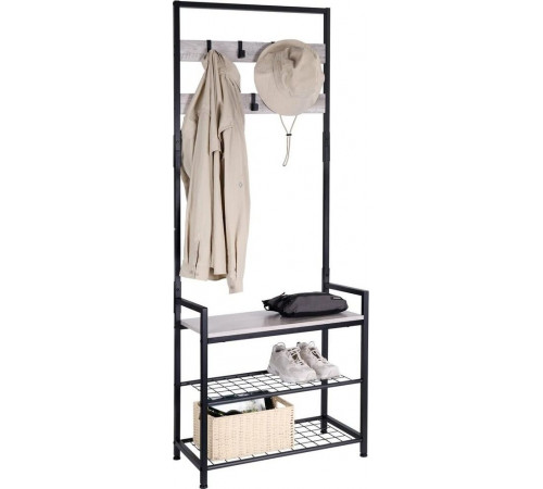 Вешалка 3-в-1 лава для хранения в прихожей