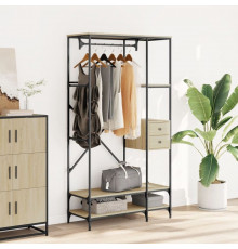 Вішалка для одягу, дуб сонома