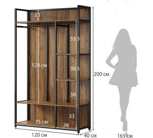 Вешалка для одежды, стеллаж-органайзер для одежды