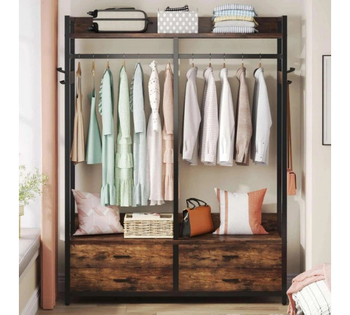 Многофункциональная вешалка для одежды в стиле лофт: идеальный порядок в вашем доме