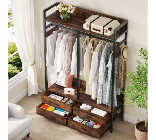 Многофункциональная вешалка для одежды в стиле лофт: идеальный порядок в вашем доме