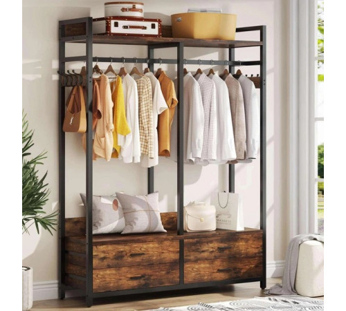 Многофункциональная вешалка для одежды в стиле лофт: идеальный порядок в вашем доме
