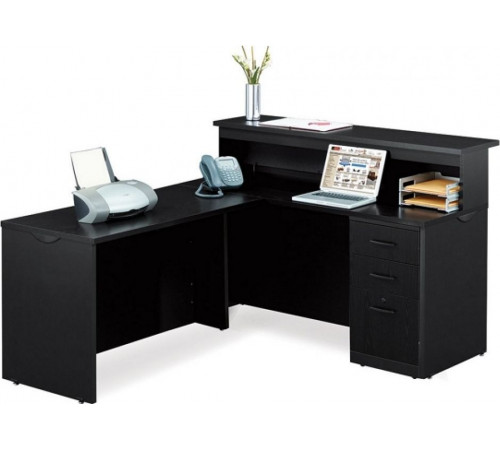 Г-образная стойка регистрации – 152,5×182×106,5 см