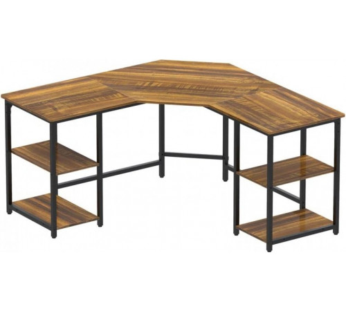 Г-образный компьютерный стол Haillee с металлическим основанием