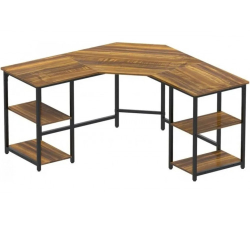 Г-образный компьютерный стол Haillee с металлическим основанием