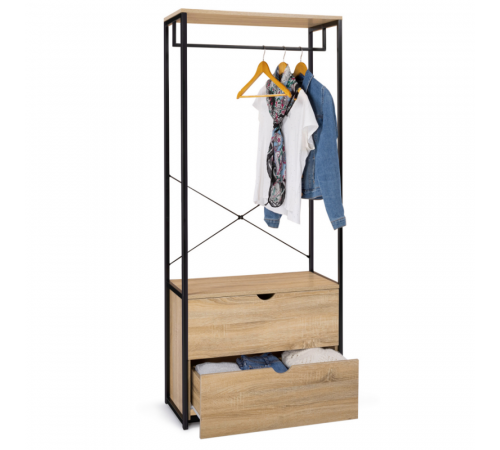 Гардеробная, дуб сонома